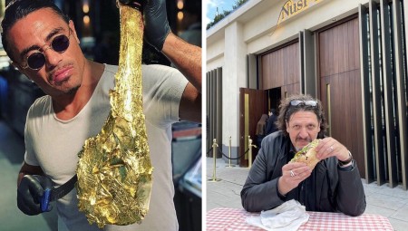 صحافي بريطاني يتناول كباب بـ8 جنيهات أمام مطعم Salt Bae احتجاجا على أسعاره