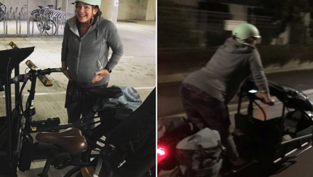 برلمانية نيوزلندية تستقل دراجتها للذهاب إلى المتشفى حيث وضعت مولودتها