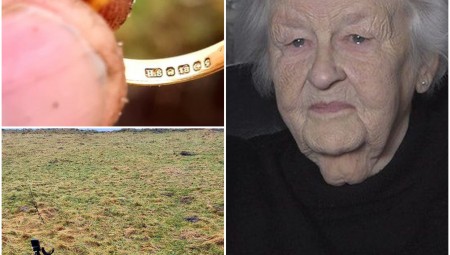 بعد 50 عاما.. بريطانية تعثر على خاتم زواجها الضائع