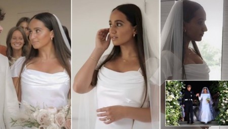 العروس راشيل المتسوقة البارعة تشتري فستان زفاف أحلامها بـ  2.26 جنيه إسترليني