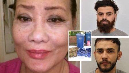 (فيديو) إدانة شابين بارتكاب جريمة قتل مسنة ثرية قبل إلقاء جثتها في الحاوية