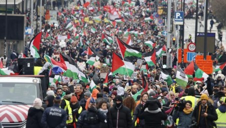 تظاهرات في عدة مدن فرنسية للمطالبة بوقف فوري للنار في غزة