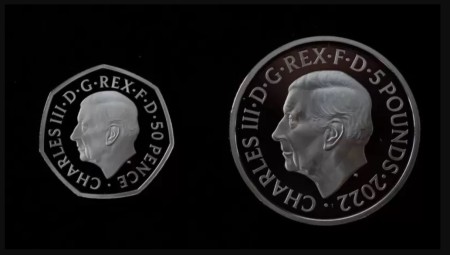 بريطانيا.. أول قطعة نقدية بصورة الملك تشارلز الثالث