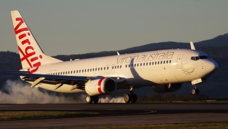 حريق في طائرة فيرجن أستراليا بسبب شاحن متنقل
