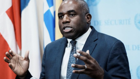 لامي: اعتراف بريطانيا بدولة فلسطين مرهون بوقف الحرب والتزام الطرفين بالسلام