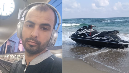 فلسطيني يعبر البحر المتوسط بجت سكي بعد رحلة استمرت أكثر من عام