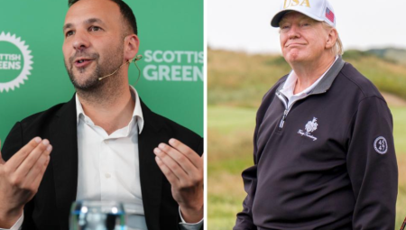 زعيم الخضر زاك بولانسكي يدعو إلى تجريد دونالد ترامب من ملاعبه في اسكتلندا