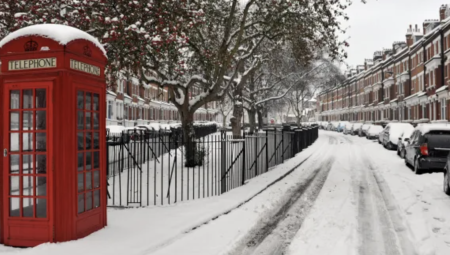 عاصفة ثلجية محتملة ليلة عيد الميلاد في بريطانيا