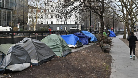 ارتفاع كبير في عدد اللاجئين المشردين في إنجلترا خلال أربع سنوات