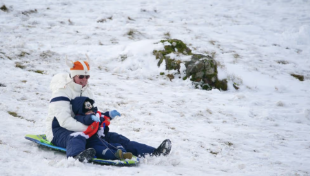 عاصفة ثلجية تضرب 9 مدن في بريطانيا