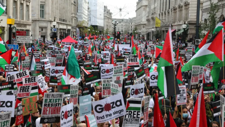4 آلاف شرطي لتأمين مظاهرات السبت.. أنصار فلسطين وأنصار اليمين وجها لوجه
